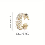 Premium Pearl Leaf Ring