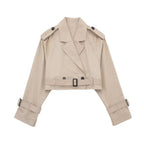 Geesje | Stylish Short Trench Coat for Every Season