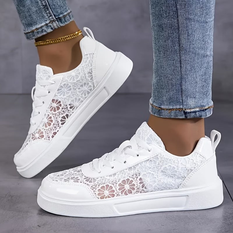 Camille | Elegant Lace Sneakers