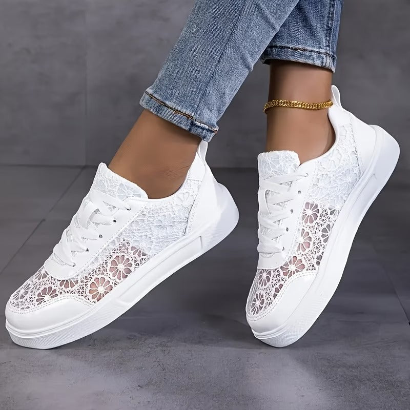 Camille | Elegant Lace Sneakers