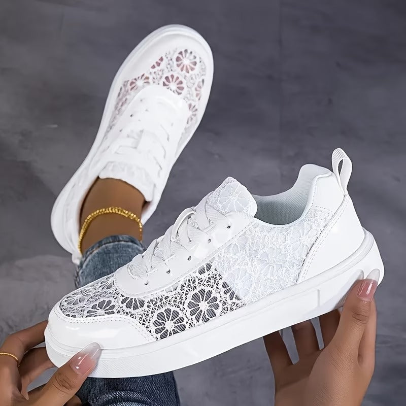 Camille | Elegant Lace Sneakers
