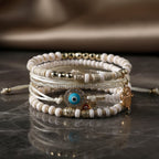 Elegant Gold Hamsa Bracelet Bundle