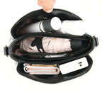 Chic Embroidered Leather Tote and Crossbody Bag for Women