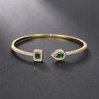 Elegant Gold Sculptural Bracelet