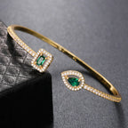 Elegant Gold Sculptural Bracelet