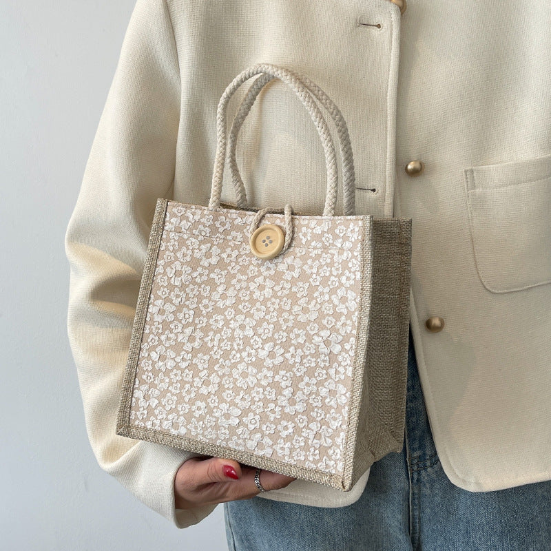 Trendy Linen Totebag