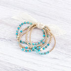Bold Turquoise Charm Bracelet