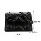 Chic PU Leather Crossbody Bag | Trendy and Stylish