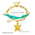 Unique Turquoise Turtle Bracelet