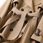 Clara | Stylish Double-Breasted Trench Coat with Belt