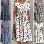 Nicola | Elegant Cotton Floral Dress