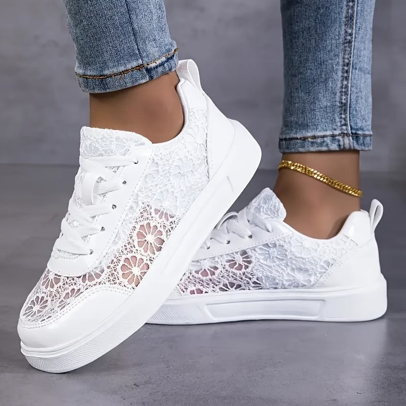 Camille | Elegant Lace Sneakers