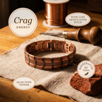 Crag Men's Copper Bracelet