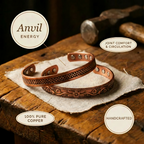Anvil Copper Bracelet