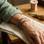 Anvil Copper Bracelet