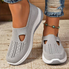Claire | Breathable Knit Slip-On Sneakers