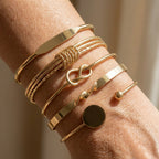 Stylish Gold Bracelet Set